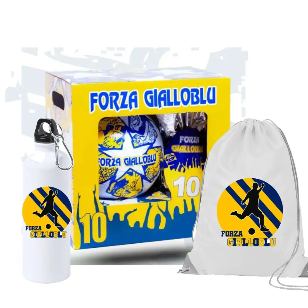 Uovo di Pasqua 150 g Parma gialloblu Con Pallone n.5 + sacca e borraccia