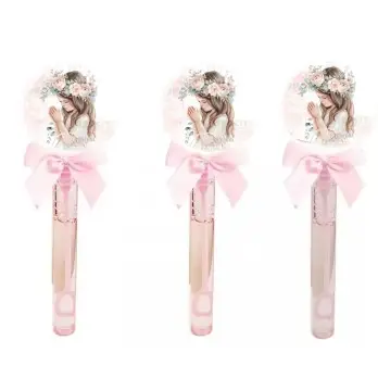 BOLLE DI SAPONE CUORE PRIMA COMUNIONE ROMANTIC GIRL - 24 PZ