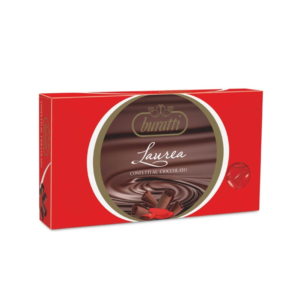 Confetti Buratti cioccolato Rosso CIRS100 1 kg