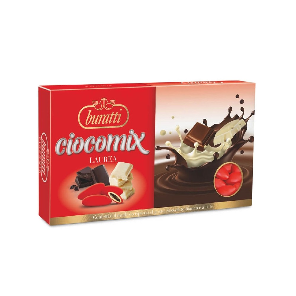 Confetti buratti ciocomix rosso 1 kg CXRS100