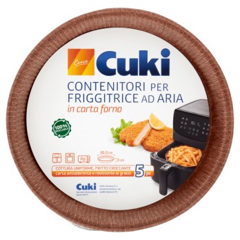 CUKI Contenitori per Friggitrice ad Aria in carta forno 5 pz 200847004