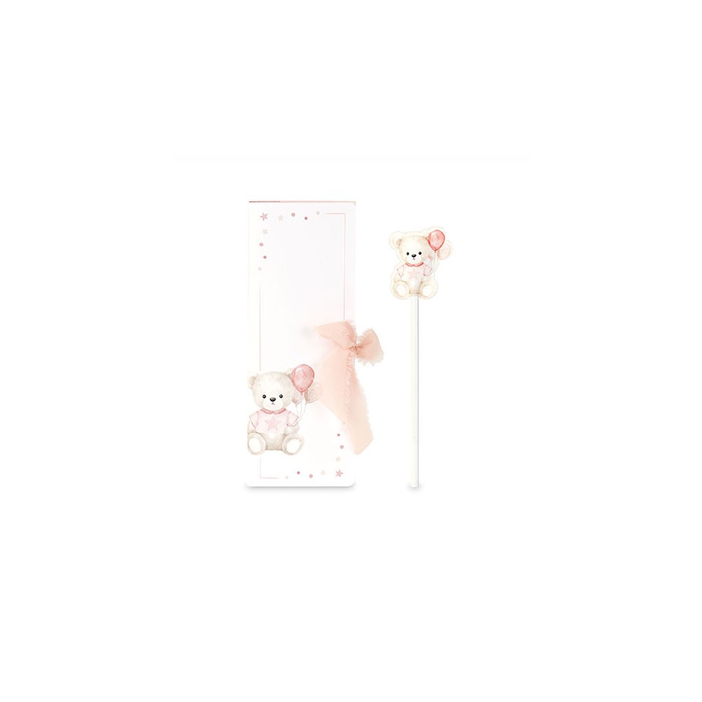 Matita orsetto rosa con busta 249156S 220 mm