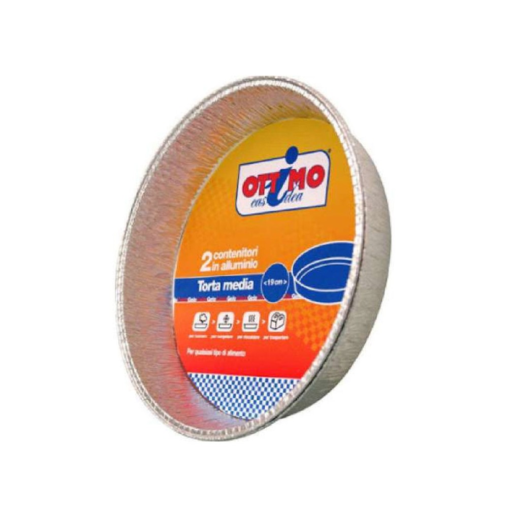 OTTIMO Vaschetta Torta Media x 2 Pz 200315028