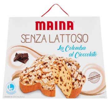 Colomba Maina Senza Lattosio 750 gr al cioccolato