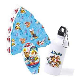 Uovo di Pasqua Paw Patrol + borraccia personalizzabile