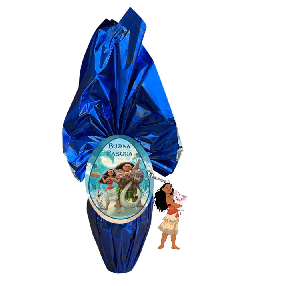 Uovo di Pasqua Oceania 2 Con portachiavi e tazza personalizzabile