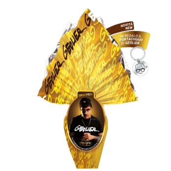 Uovo di Pasqua Cioccolato al latte 220 gr Geolier + Borraccia