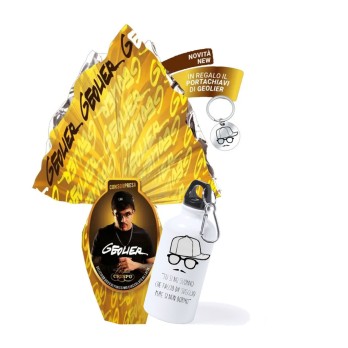 Uovo di Pasqua Cioccolato al latte 220 gr Geolier + Borraccia