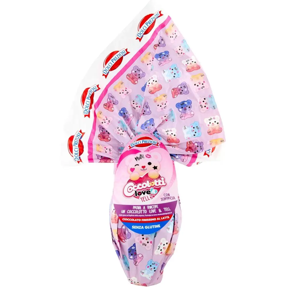 Uovo di Pasqua Coccolotti 240 gr +borraccia personalizzabile