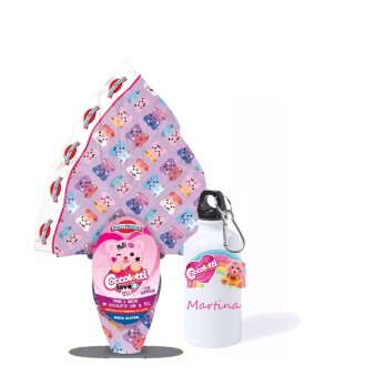 Uovo di Pasqua Coccolotti 240 gr +borraccia personalizzabile