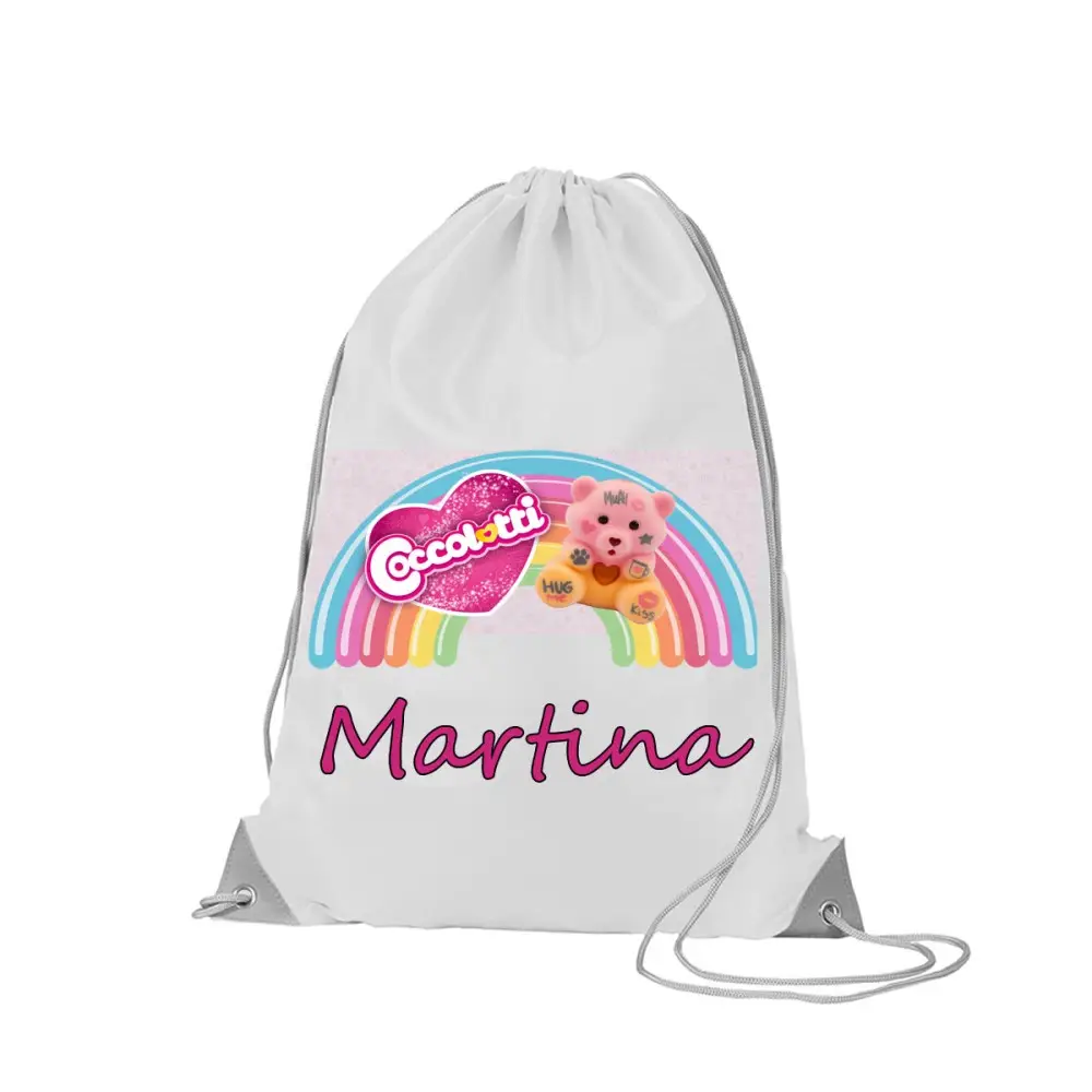 Uovo di Pasqua Coccolotti 240 gr + borraccia e sacca personalizzabile