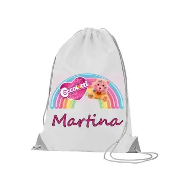 Uovo di Pasqua Coccolotti 240 gr + borraccia e sacca personalizzabile