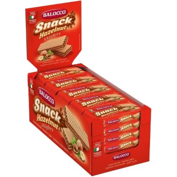Balocco Snack Hazelnut Wafers 30 x 45 g