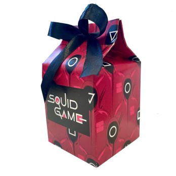 Scatolina Milk portaconfetti Squid Game personalizzabili - 50 pz
