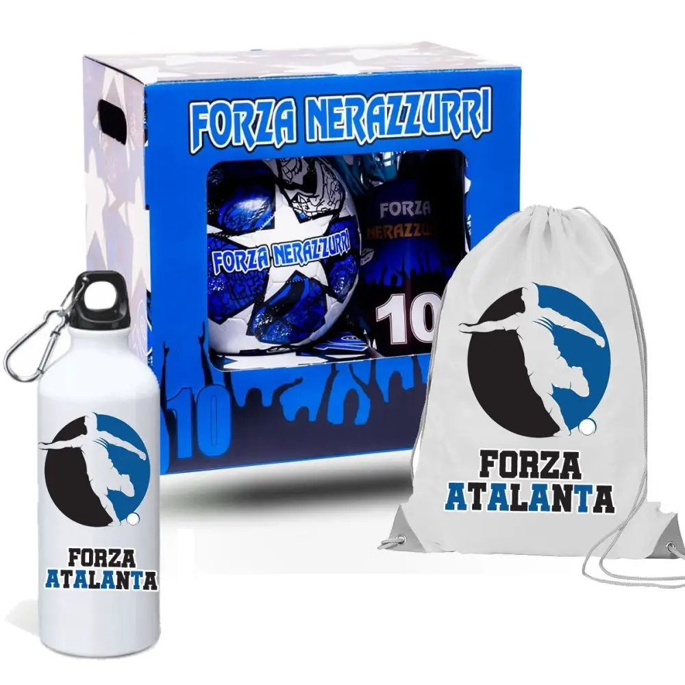 Uovo di Pasqua 150 g Atalanta Con Pallone n.5 + sacca e borraccia