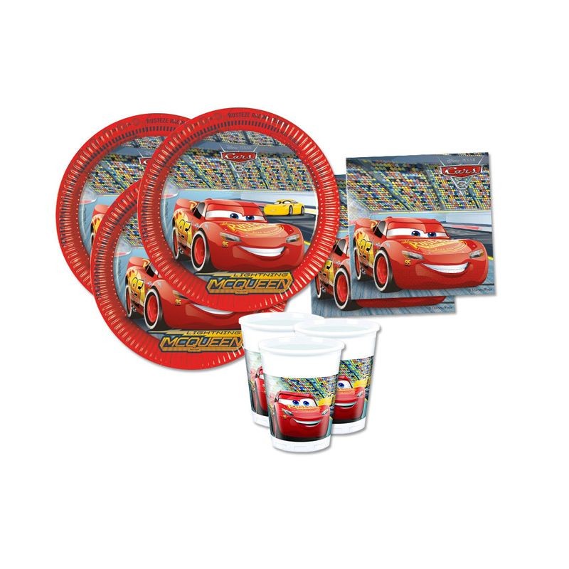 KIT N.2 COORDINATO TAVOLA CARS 3