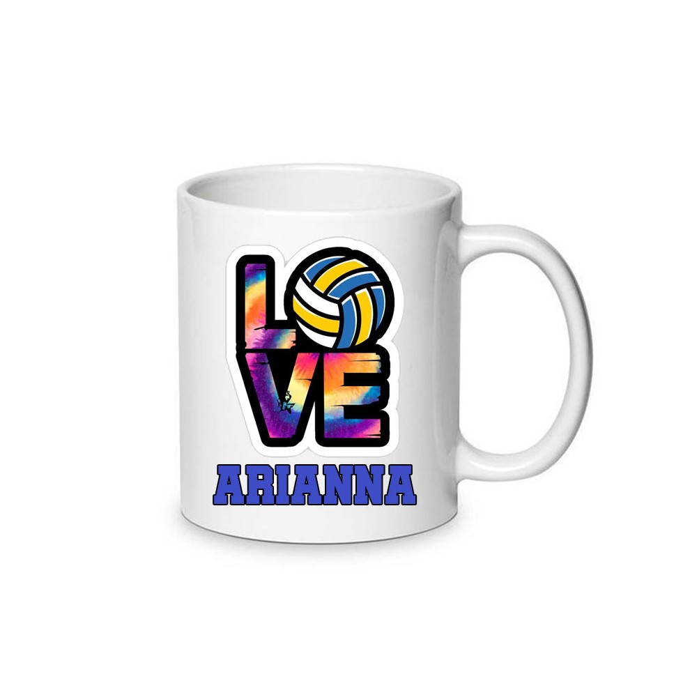 Tazza Pallavolo love volley personalizzabile