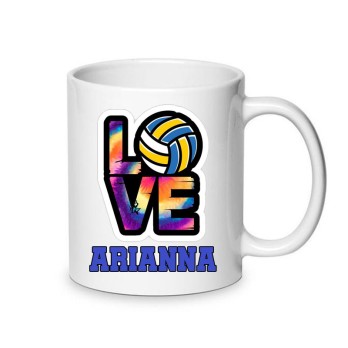 Tazza Pallavolo love volley personalizzabile
