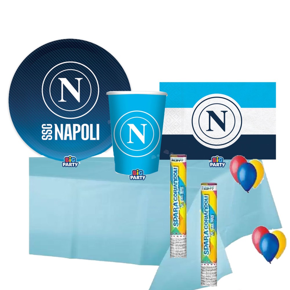 KIT N.30 NAPOLI - SET TAVOLA PER COMPLEANNI