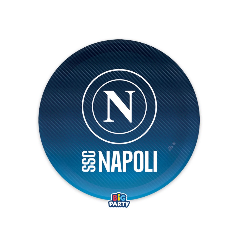 Set compleanno SSC Napoli calcio per 16 persone con palloncino