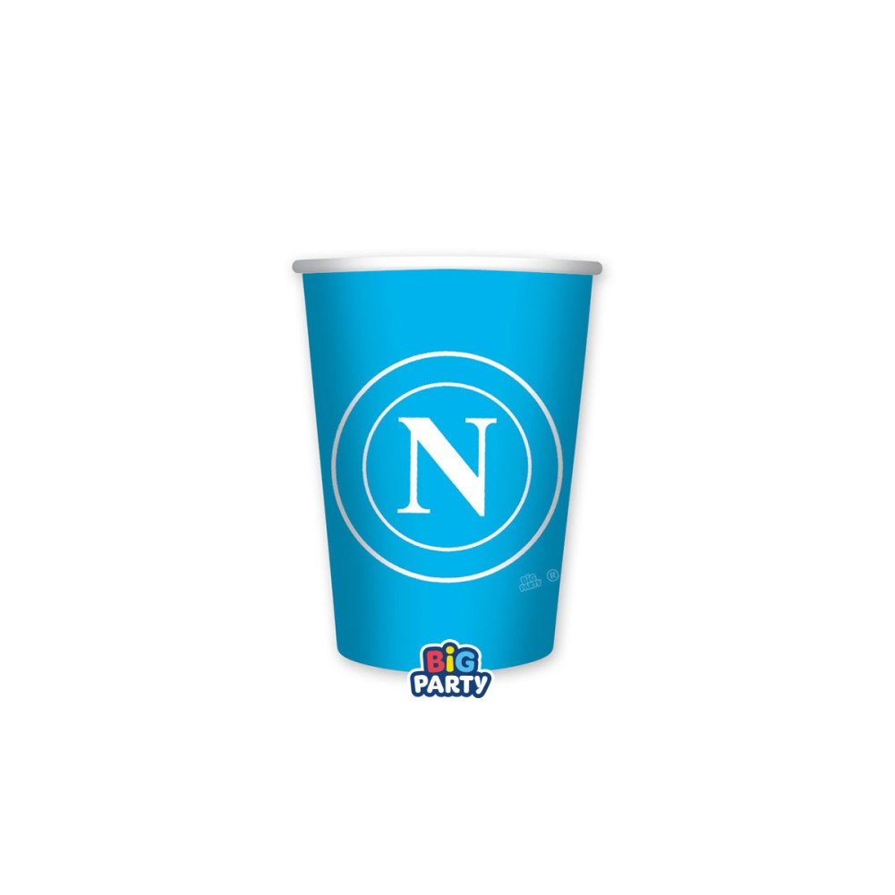 Set compleanno SSC Napoli calcio per 16 persone con palloncino
