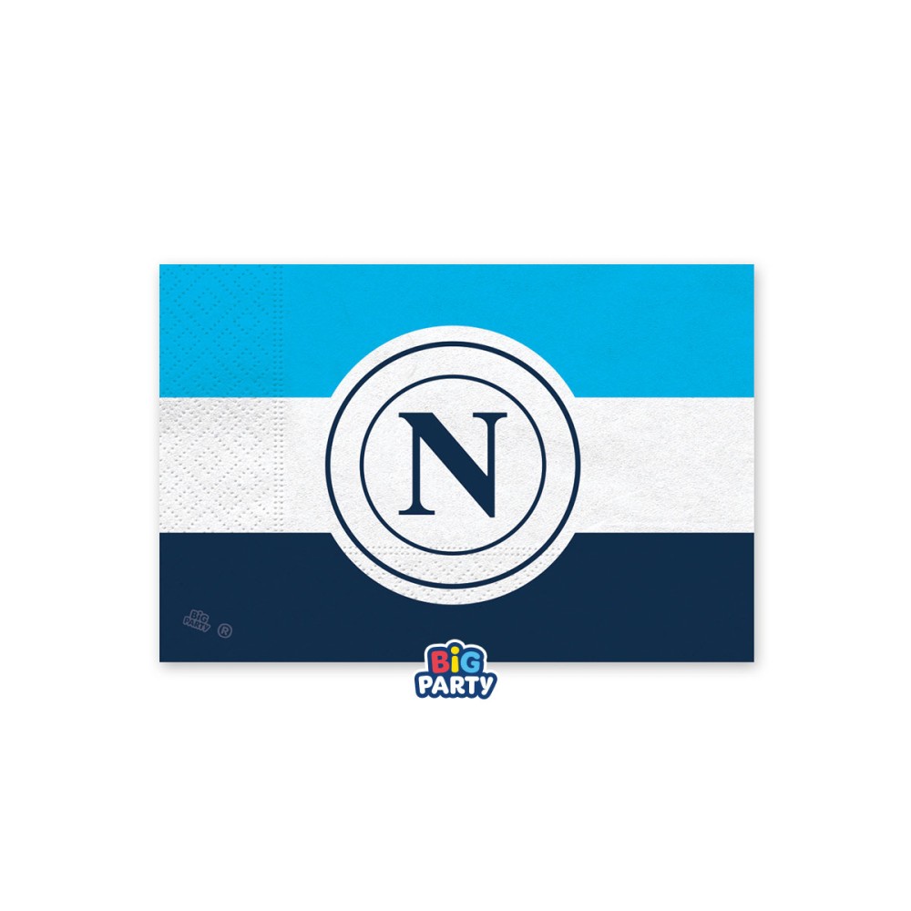 Set compleanno SSC Napoli calcio per 16 persone con palloncino
