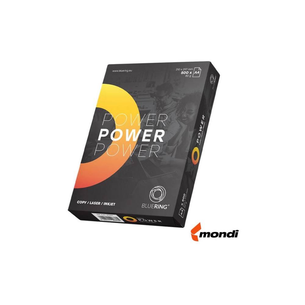 carta A4, 80g  Bluering® Power 500 gr 500 ff