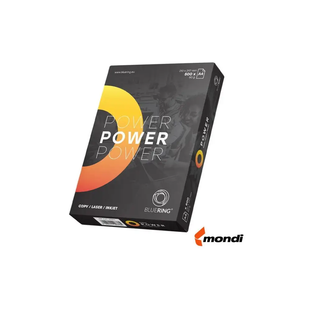 carta A4, 80g  Bluering® Power 500 gr 500 ff