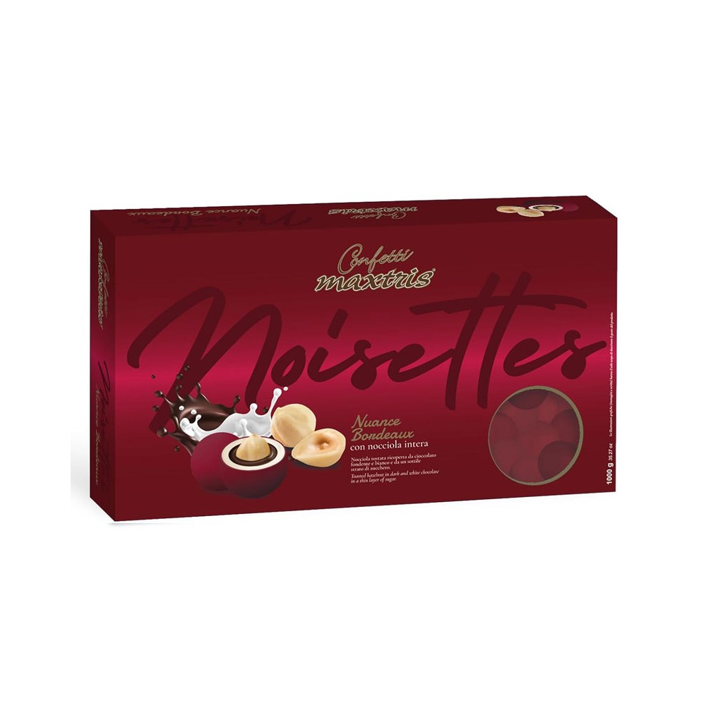 Confetti Maxtris les noisettes Nuance Bordeaux LESNOIBOR 1 KG