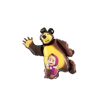 Mylar Masha e Orso MiniShape h12  30 cm 1 pz RC-L664