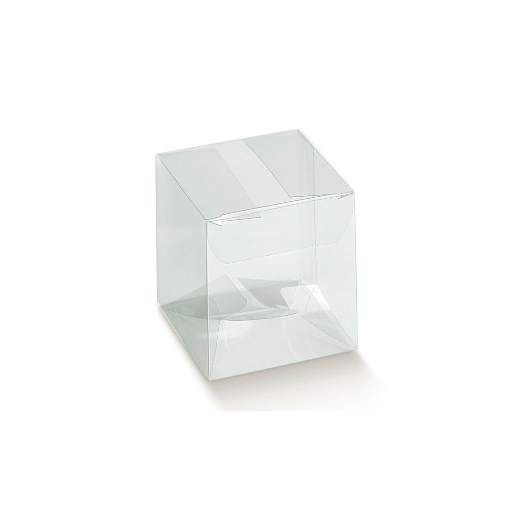 scatolina portaconfetti pet trasparente 100 x 100 x 100 mm 115472