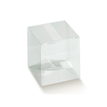 scatolina portaconfetti pet trasparente 100 x 100 x 100 mm 115472