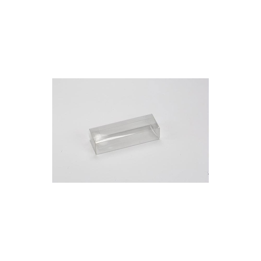 scatolina portaconfetti trasparente in pet pieghevole  cm 2,5X9X2H A3086