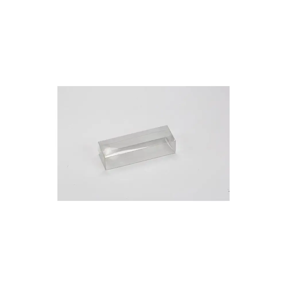 scatolina portaconfetti trasparente in pet pieghevole  cm 2,5X9X2H A3086