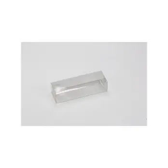 scatolina portaconfetti trasparente in pet pieghevole  cm 2,5X9X2H A3086