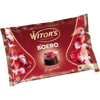 WITOR’S - Il Boero Originale - Cioccolatini Ripieni con Cuore di Ciliegia e Liquore 450 G