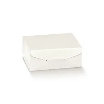 scatolina portaconfetti 70 x 70 x 30 mm 119450 fibra bianco