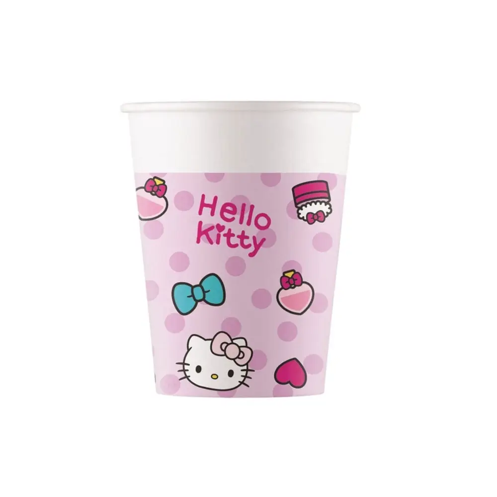 BICCHIERI HELLO KITTY 8 PZ