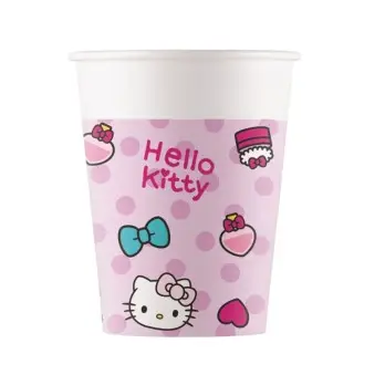 BICCHIERI HELLO KITTY 8 PZ