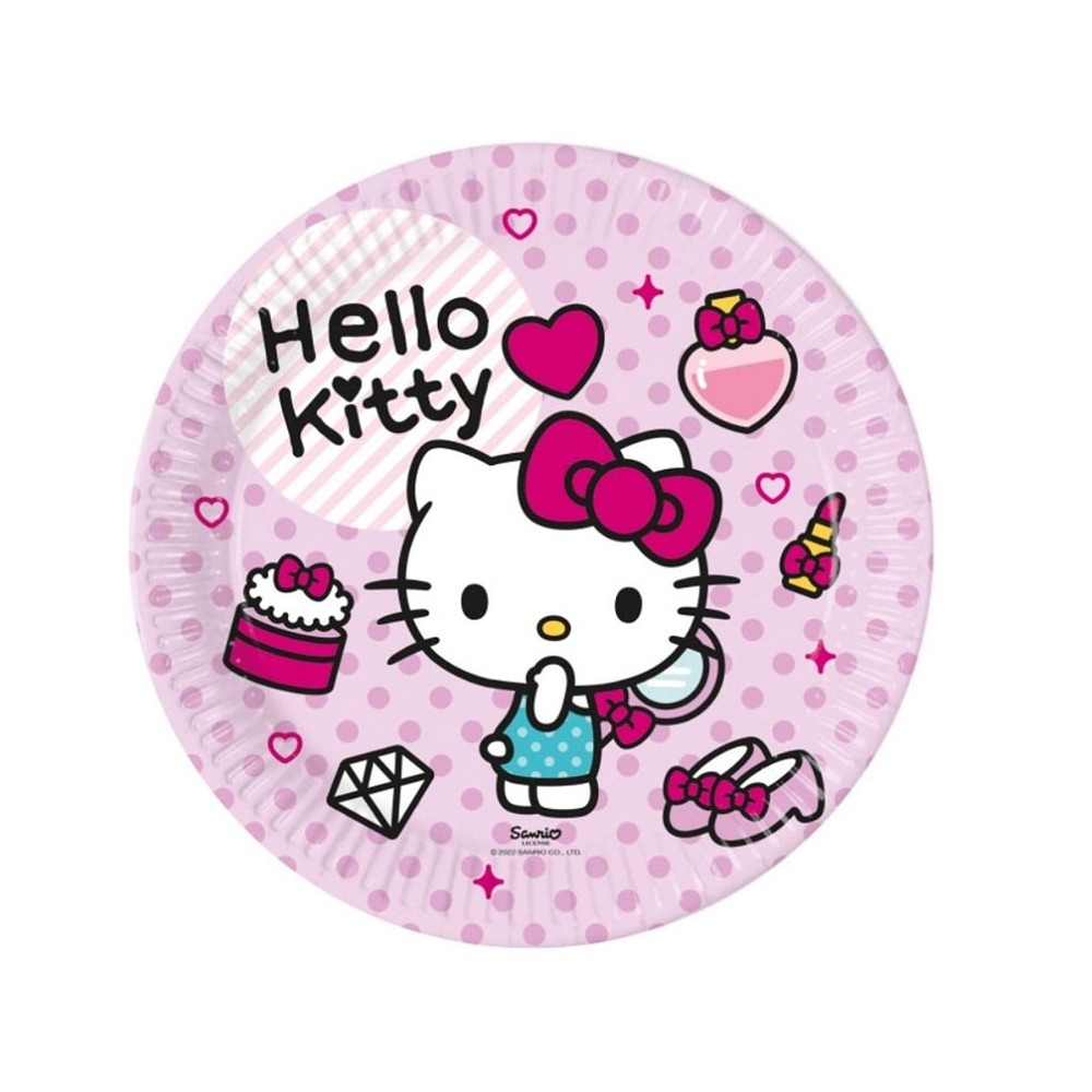 COORDINATO COMPLEANNO HELLO KITTY HEARTS KIT N 2
