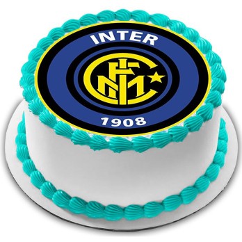 Cialda Inter calcio per torte personalizzabile