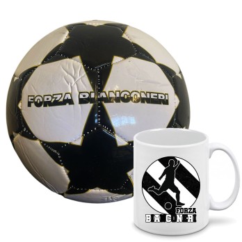 Pallone Juventus Forza Bianconeri n.5 e tazza