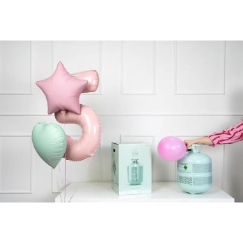 Bombola Elio Gonfiaggio Palloncini 0,59 mc + 100 palloncini 23 cm multicolor