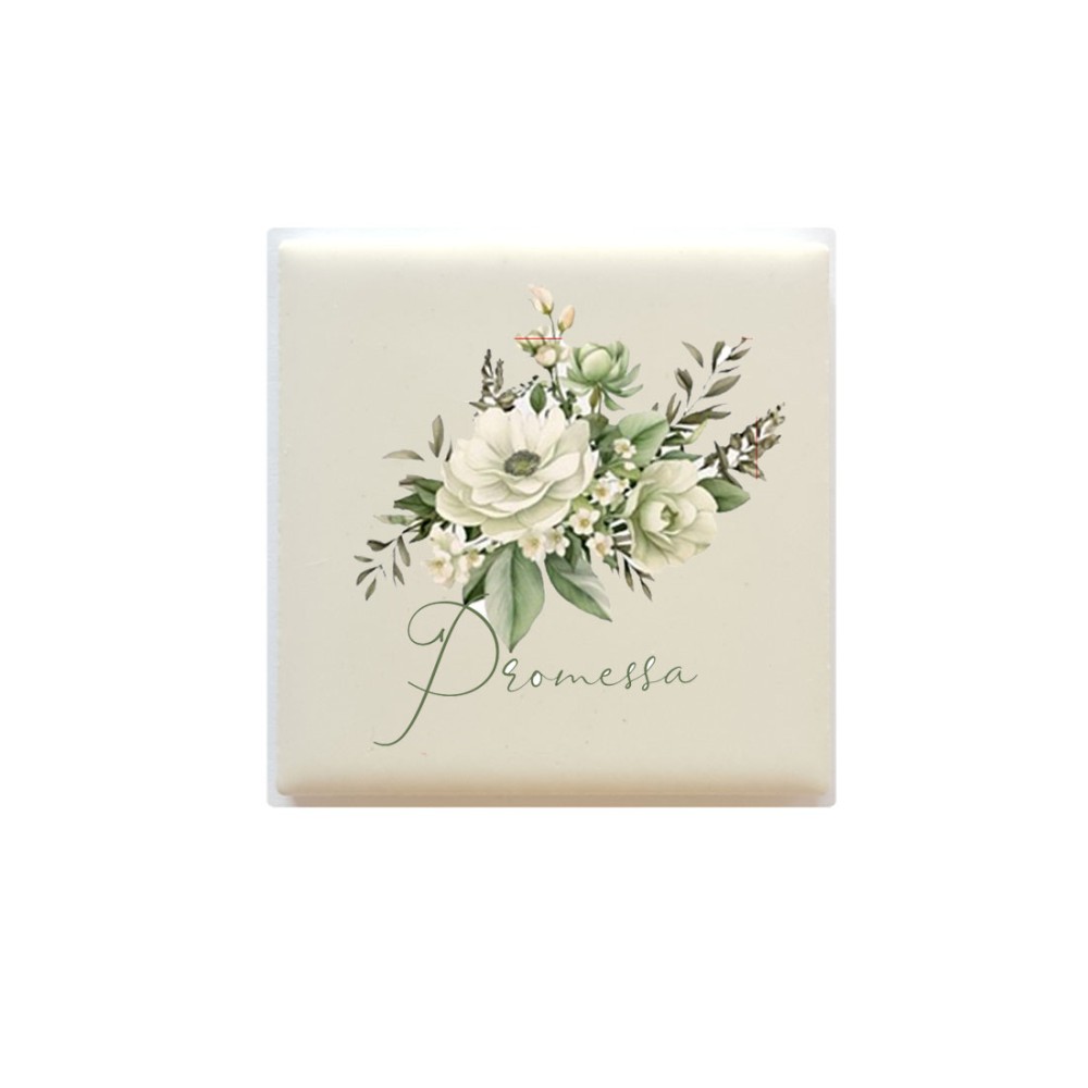 10 Mattonelle magneti Promessa anemone Personalizzabili