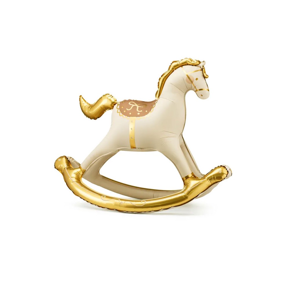 Palloncino  foil a forma di cavallo a dondolo 118x104 cm FB283