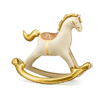 Palloncino  foil a forma di cavallo a dondolo 118x104 cm FB283