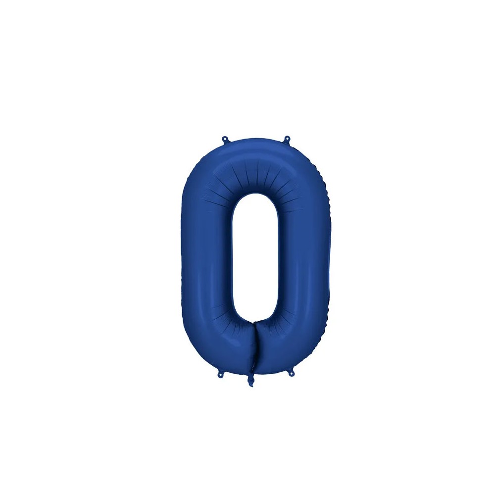 Palloncino foil satinato 0 blu navy 86 cm 34\'\' FB1S-0-074