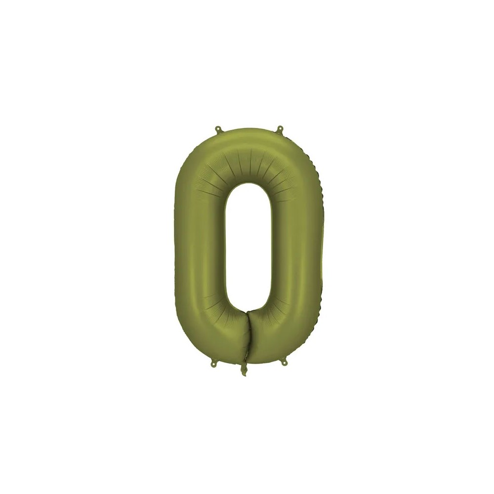 Palloncino foil satinato 0 verde oliva 86 cm 34\'\' FB1S-0-097