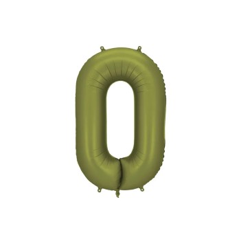 Palloncino foil satinato 0 verde oliva 86 cm 34\'\' FB1S-0-097