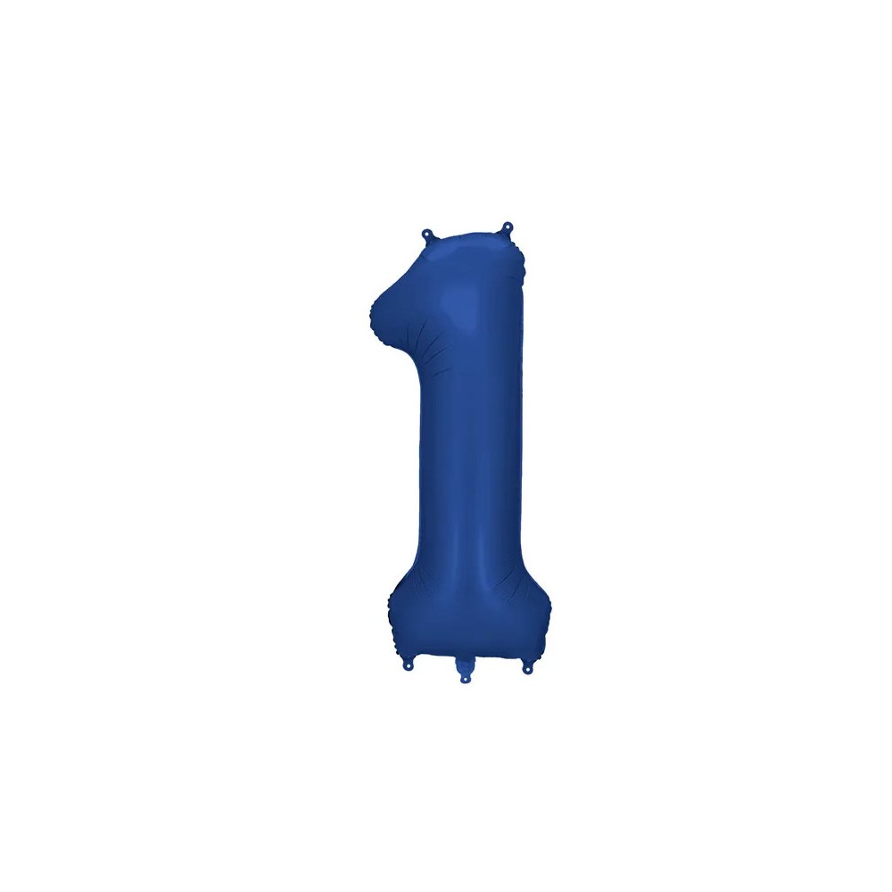 Palloncino foil satinato 1 blu navy 86 cm 34\'\' FB1S-1-074